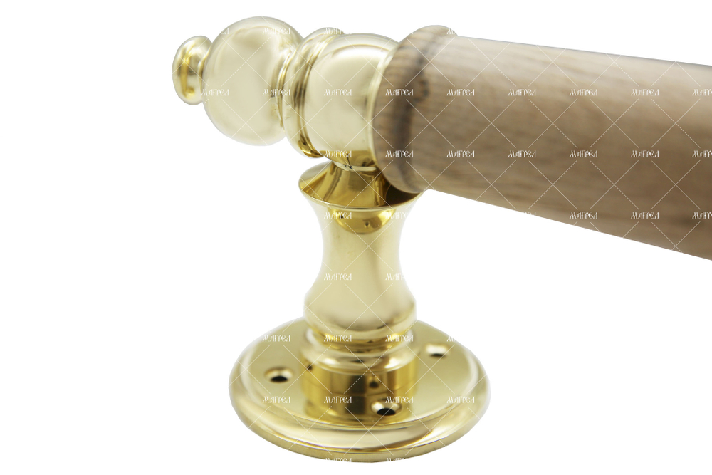 Мощная латунная ручка дверная