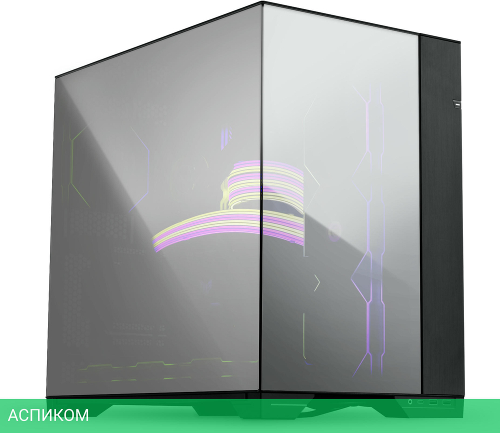 Корпус Lian Li O11 Vision E-ATX без БП Chrome (G99.O11VC.00)