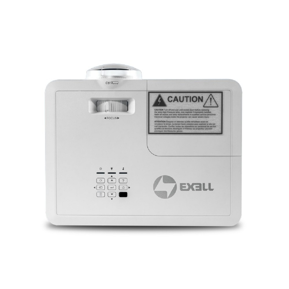 Exell EXD102STW Проектор ламповый короткофокусный {DLP, 3500 ANSI, XGA (1024x768), 30000:1, Объектив 0.62:1}