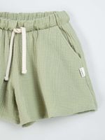 Юбка-шорты муслиновые "Шалфей" 7+