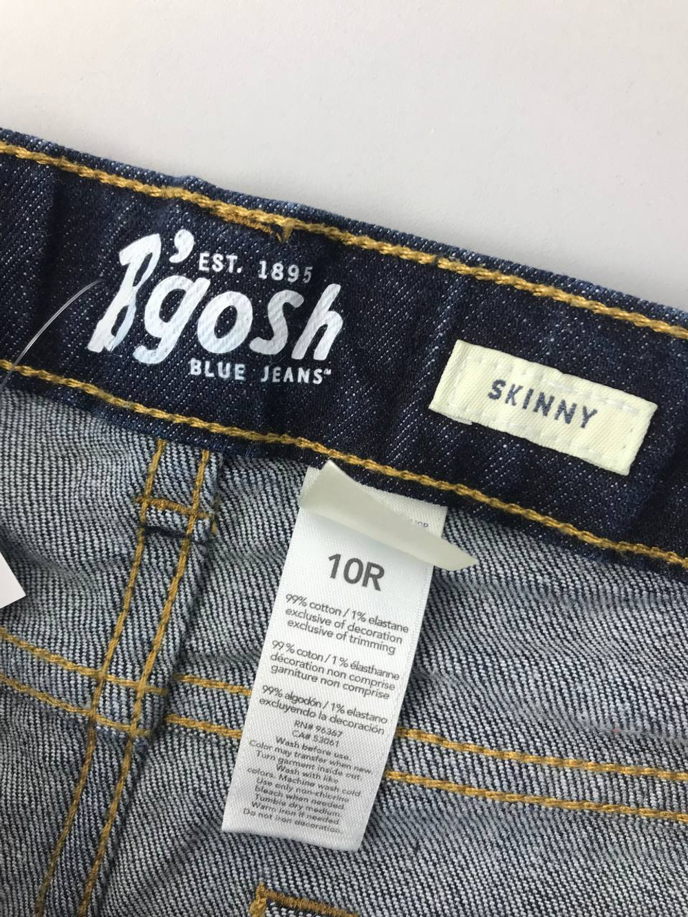 Джинсы Bgosh обтягивающие на 10-11 лет