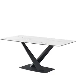 Стол Laurel 180х90 см белая керамика