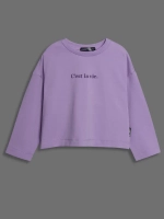 Летний костюм для девочки, лонгслив и юбка