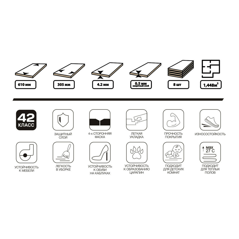 Кварцвиниловая плитка Royce Jersey J410 Бетон Грейс