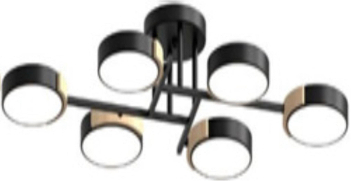 Потолочный светодиодный светильник LED4U L3211-830 BK