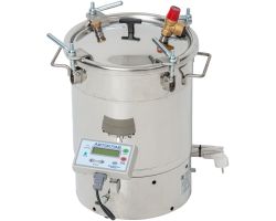 Домашний автоклав «Малыш Нерж с ЭБУ», с фальшдном, объем 22л