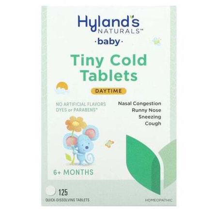 Hyland's Naturals, для детей, от простуды, для дневной поддержки, от 6 месяцев, 125 быстрорастворимых таблеток