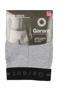 Трусы мужские боксеры   Garant 307-37 GP,серый