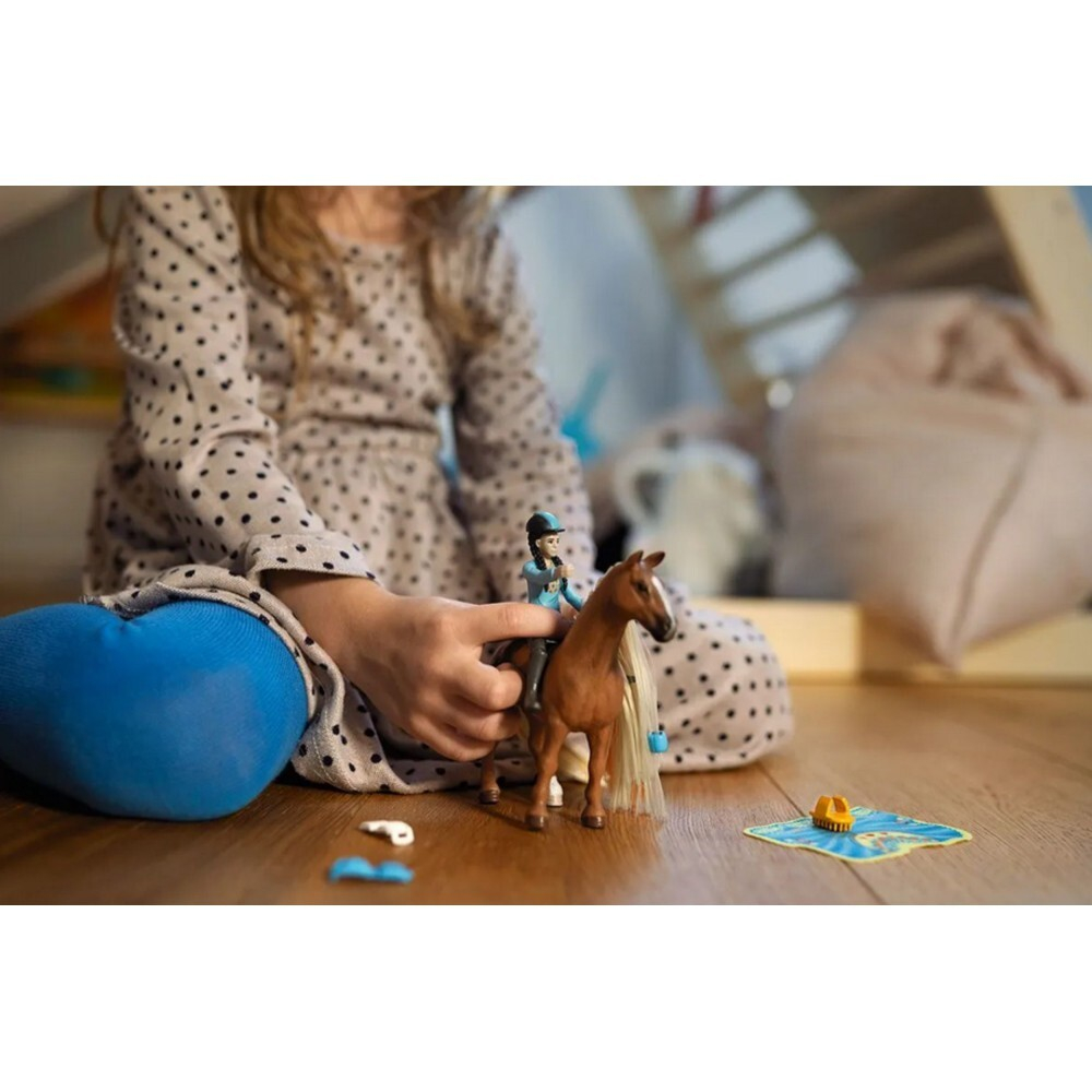 Schleich - Софийская красавица Лошадь с укладкой волос Ким и Карамело Стартовый набор 42585 / артикул   42585  / GTIN 4059433574400