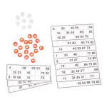 Лото для детей и взрослых (с пластиковыми жетонами)