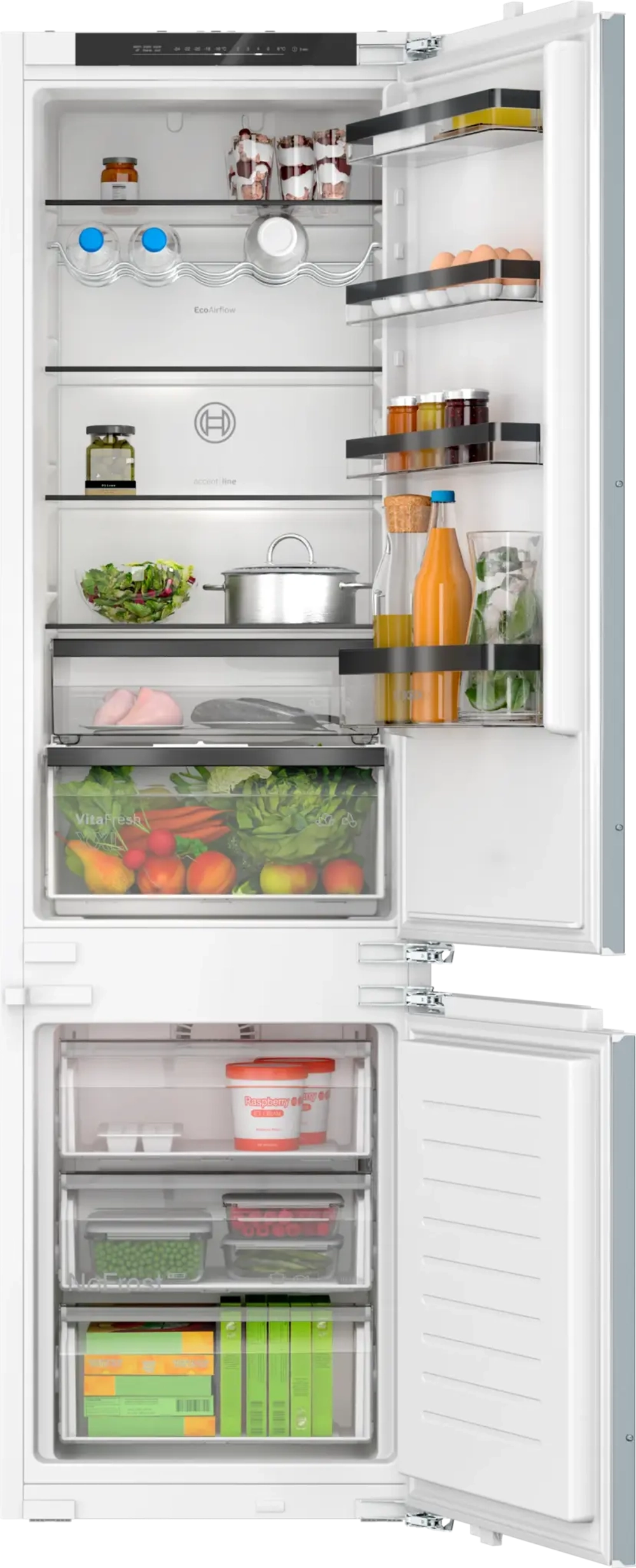 Встраиваемый двухкамерный холодильник Bosch KIN96SFD0