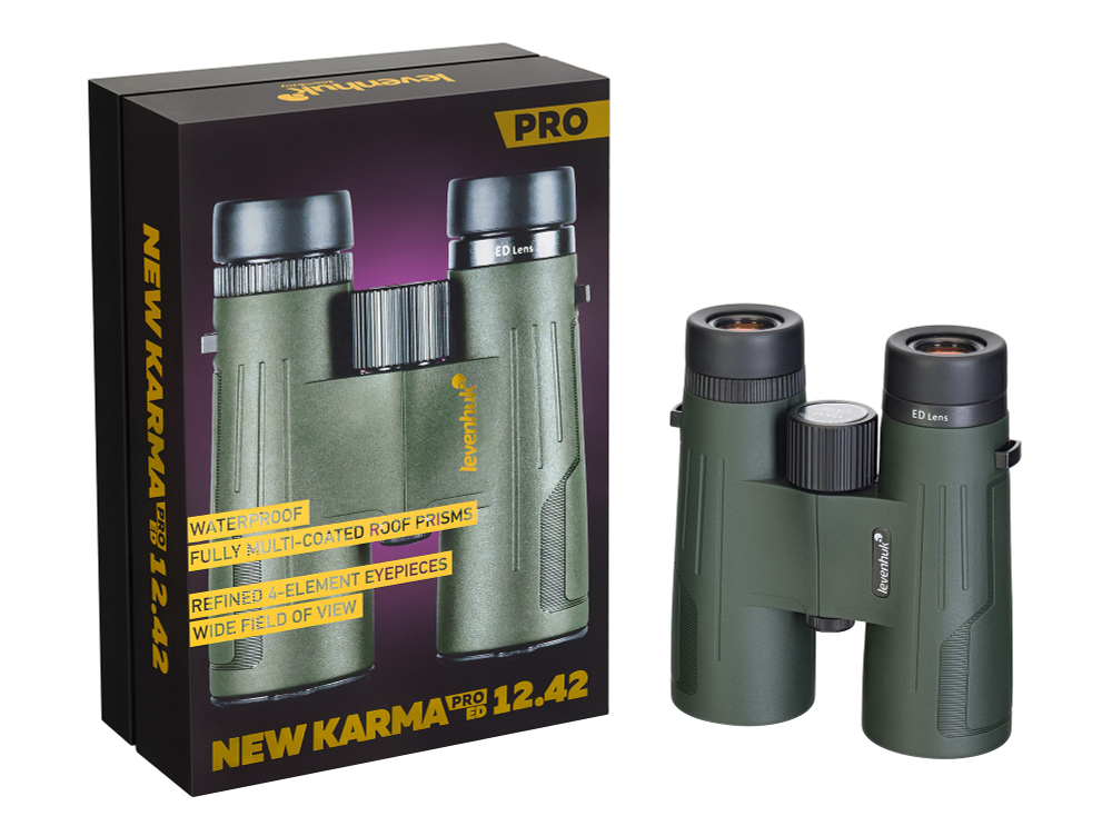 Бинокль Levenhuk New Karma PRO ED 12x42