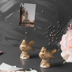 Статуэтка Птичка Терра с держателем Айвори