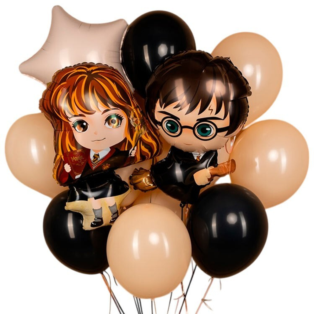 Фольгированный шар-фигура «Маленький Гарри на метле, 69 см