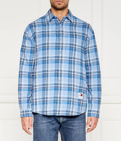 Рубашка Tommy Jeans - голубой(DM0DM19532)