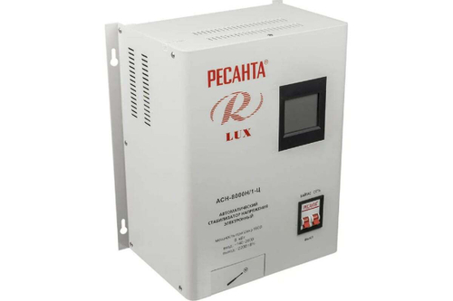 Стабилизатор напряжения Ресанта АСН 8000 Н/1-Ц Lux 63/6/17