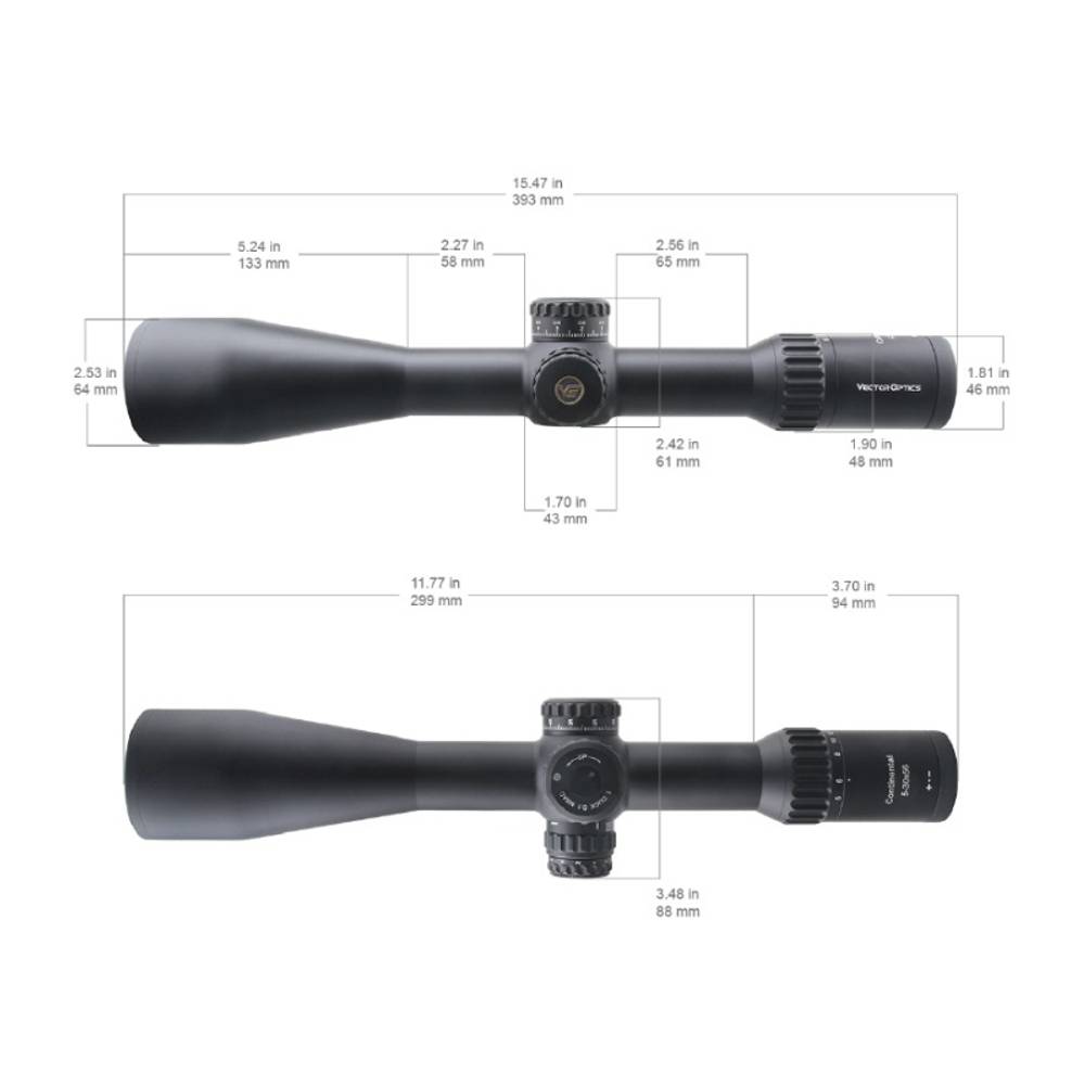 Оптический прицел Vector Optics FFP Continental x6 5-30x56 VEC-MBR ( Сетка VEC-MBR / с подсветкой )