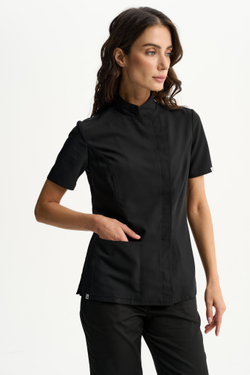 Блуза женская м222 toray стретч черный55