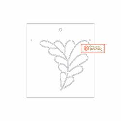 Шаблон для стежки "Винт" (арт. T23)