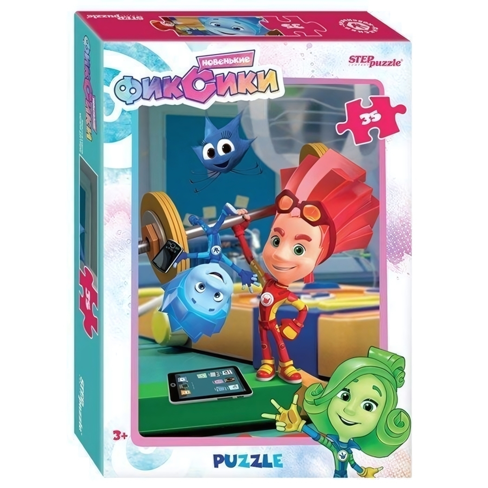 Пазл 35эл. "Фиксики" (Аэроплан) (Степ пазл)