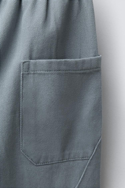 ZARA БРЮКИ BALLOON С КАРМАНАМИ, СИНИЙ