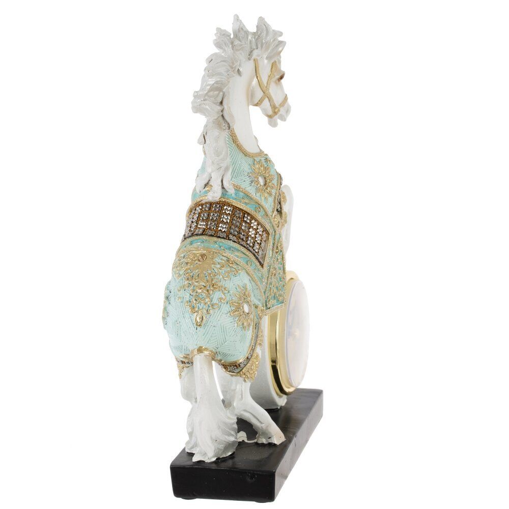 GAEM Фигурка декоративная "Лошадь" с часами (AAAx1, н/п), L16 W5 H22 см