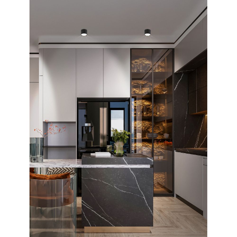 Светильник настенно-потолочный спот ЭРА OL39 BK под GX53 IP20 черный