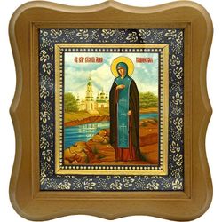 Анна Кашинская, Тверская, Благоверная княгиня, схимонахиня. Икона на холсте.