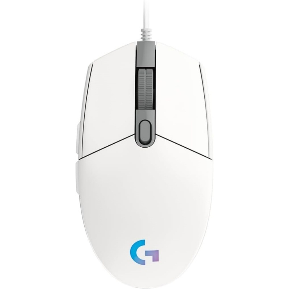 Мышь Logitech G102, USB, LightSync, RGB, White