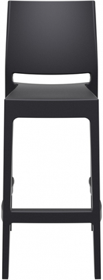 Стул пластиковый барный Siesta Contract Maya Bar 75, черный