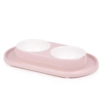 Миска для животных Лекси 0,3л двойная (на подставке) (комплект 9 шт)