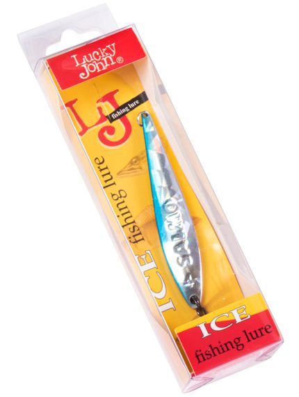 Блесна вертикал. зим. Lucky John S-4 с тр. 11.0г BI блистер