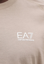EA7 Emporio Armani TRAIN CORE - Футболка с принтом - жареный кешью/песок