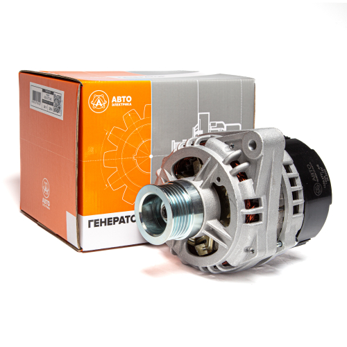Генератор, УАЗ, дв. ЗМЗ, 14 В, 120 А, поликлиновый (ан. 5122.3771-30)