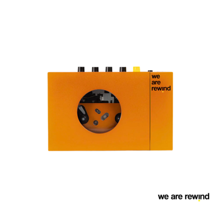 We Are Rewind Cassette Player Orange