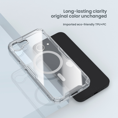 Чехол усиленный от Nillkin с поддержкой MagSafe для iPhone 16e, серия Nature TPU Pro Magnetic