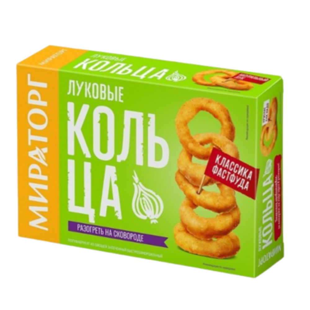 Кольца луковые Мираторг 250 гр