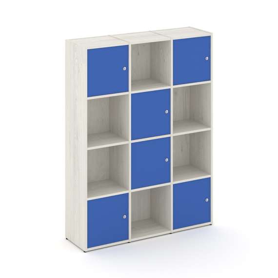 Locker plus Комплект №6 LK.K-006 Дуб Наварра/Синий 1188*350*1593