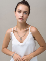Колье "White Soul" Silver