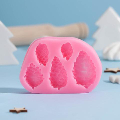 Молд силиконовый "Шишки", 10,2*7*1,6 см