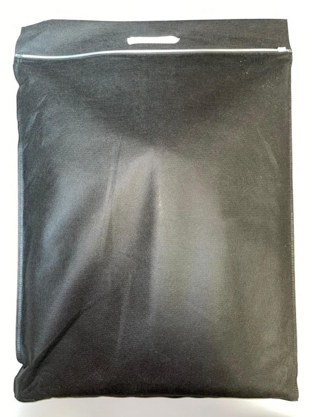 Пакет Zip-lock 25*35 с вырубной ручкой из спанбонда и полипропилена 60 мкм