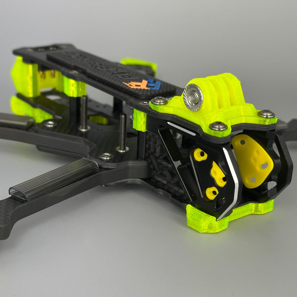 Рама FlyFish RC Volador 2 VD5 T700 (DJI O4 Pro) Желтая
