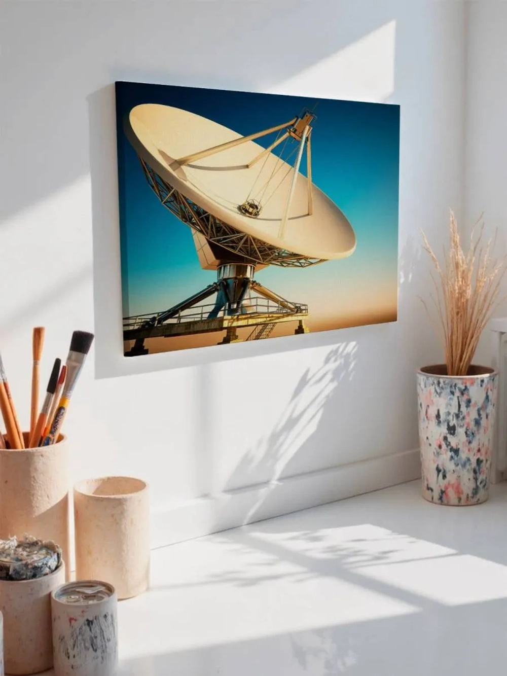 Картина на стену 40 X 50 Спутниковая тарелка