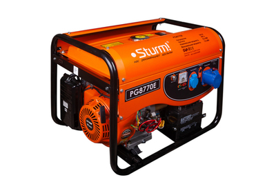 Генератор PG8770E бензиновый 7/6.2 кВа 4-х тактн. эл.стартер Sturm