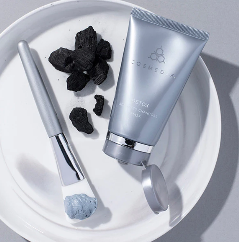 Детокс активированный уголь маска Cosmedix DETOXActivated Charcoal mask 74г