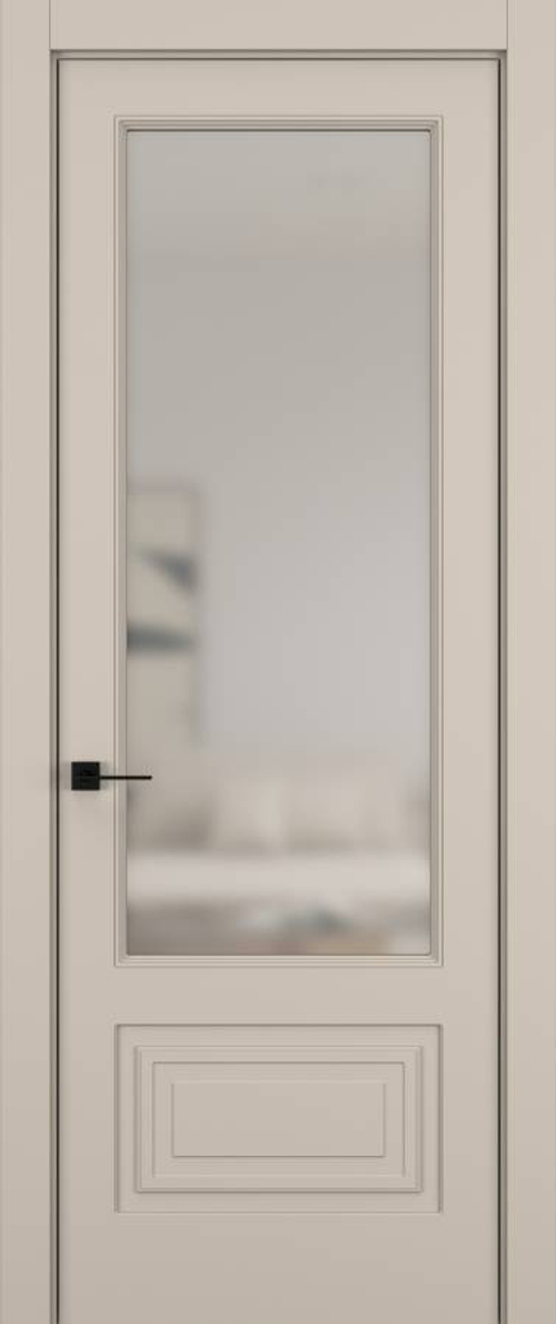 Дверь 021V ELEGANT Матовый Светлый Бежевый