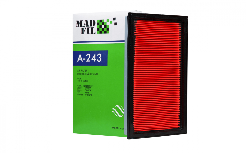 Фильтр воздушный   MADFIL  A-243