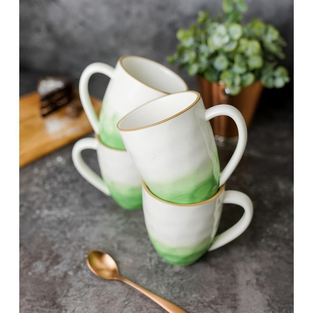 Кружка 450 мл зеленая d 9 см h11 см фарфор "The   Eco" P.L. Proff Cuisine [4]