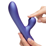 Фиолетовый вибратор-кролик 22см с бесконтактной клиторальной стимуляцией Romp Pulse Purple RPPU1SG4