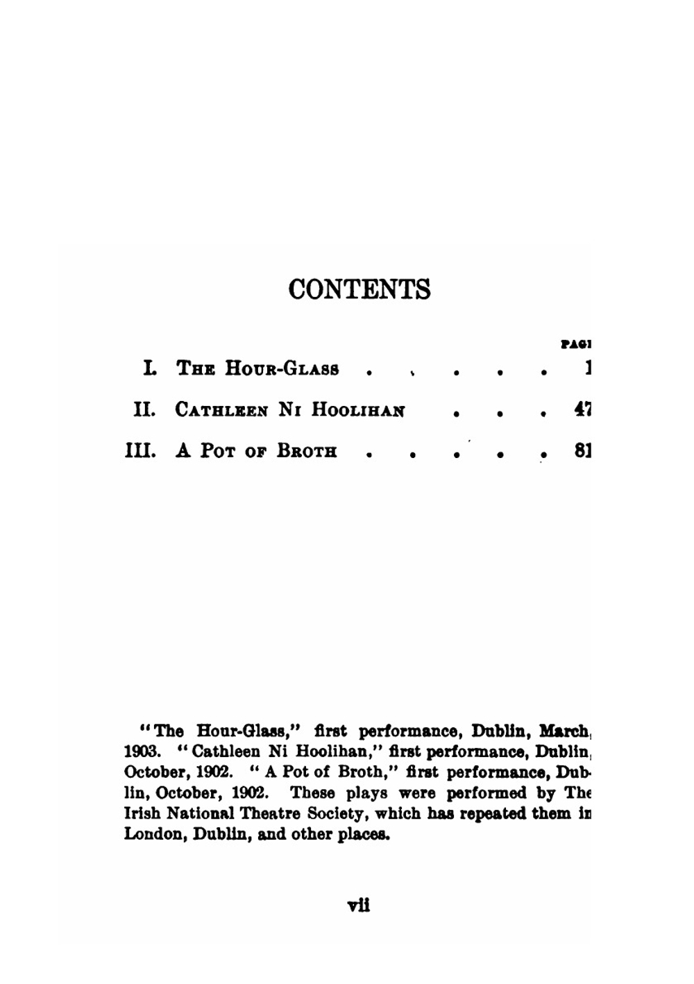 The hour glass | W. B. Yeats